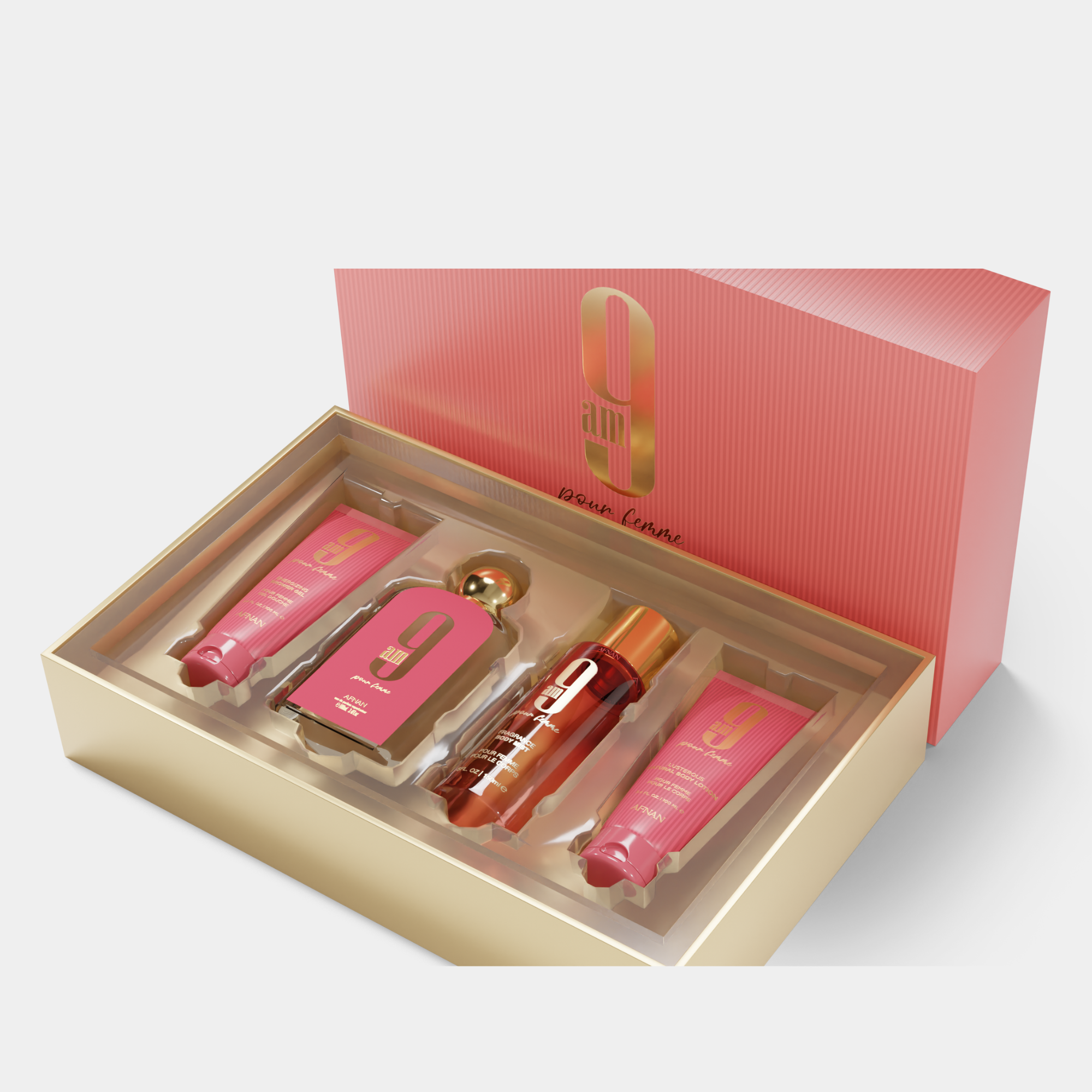 GIFT SET 9 AM POUR FEMME