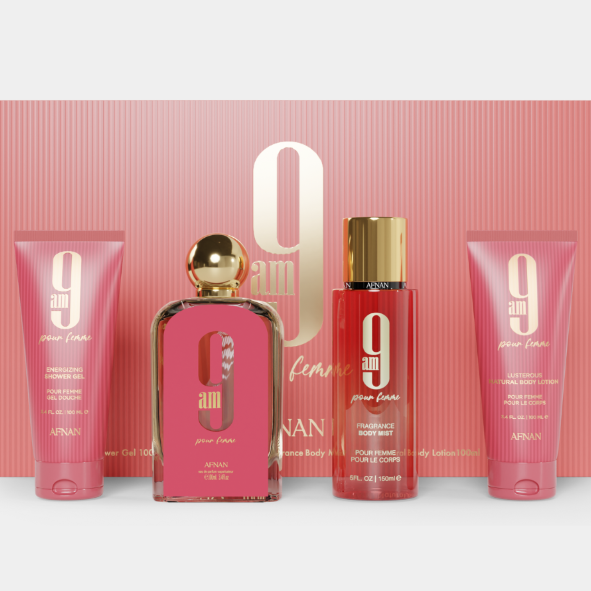 GIFT SET 9 AM POUR FEMME